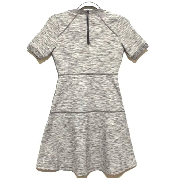 Athleta Textured En Route Grey Heather Dress Mini Fit & Flare Size XXS - Picture 9 of 12